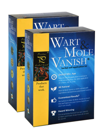 Wart Mole Vanish Twin Pack (Removes 4-10 Large Growths or 10-50 Smaller Ones)